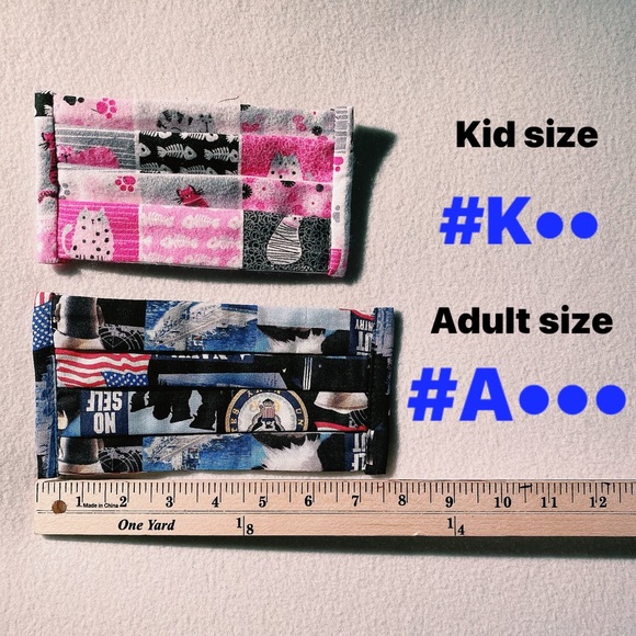 A pack of 3 masks and 1 hair tie - Picture 2 of 16